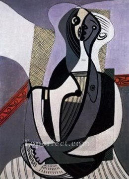 Femme assise 2 1927 Cubismo Pinturas al óleo